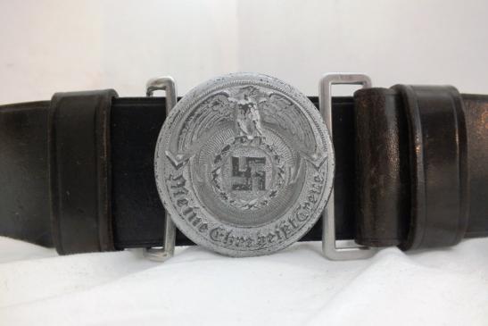 SS OFFICER BELT AND BUCKLE SET