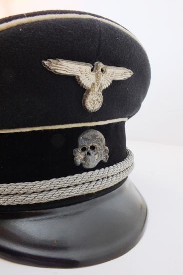 SS OFFICER VISOR CAP