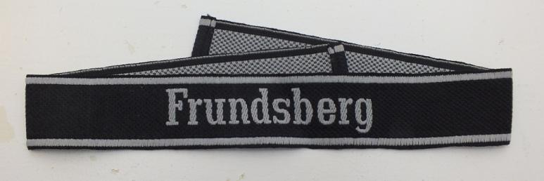 SS FRUNDSBERG BEVO CUFF TITLE