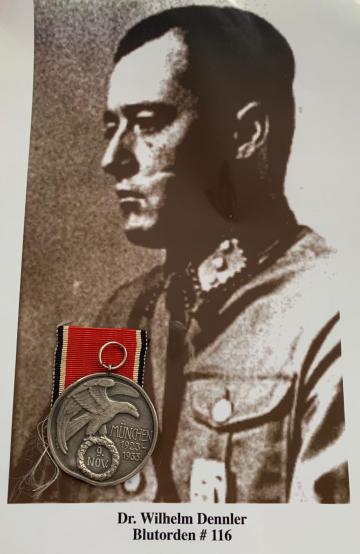 NSDAP BLOOD ORDER AWARD EARLY NUMBER 116