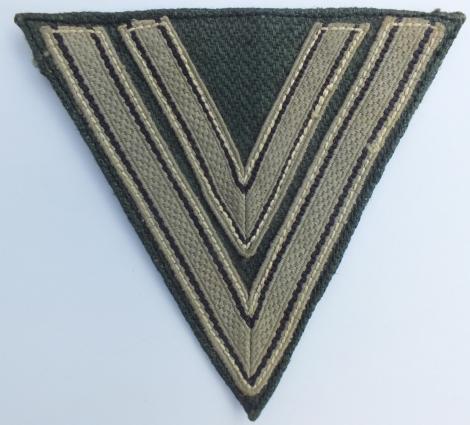 RANK CHEVRONS ONE GREEN ONE BLACK