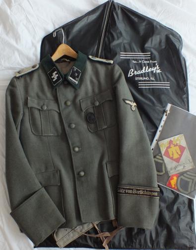 VETERAN BRING BACK GvB OFFICER TUNIC UNTOUCHED SINCE 1945!