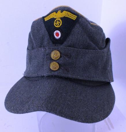 COASTAL ARTILLERY OFFICER M43 CAP MINT!