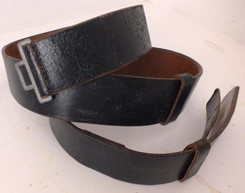 WSS OFFICER BELT LEATHER 'KLATTAU' 44