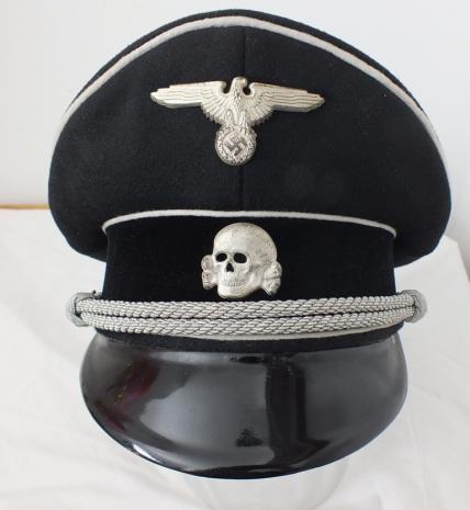 SS-VT BLACK OFFICERS VISOR CAP NAMED TO DKiG WINNER!