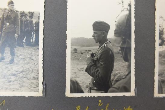 WSS PHOTO ALBUM NORMANDY POW, SS-STURMANN OTTO STENKER