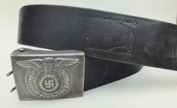 WSS EM/NCO BELT BUCKLE AND BELT SET 