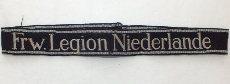 FRW. LEGION NIEDERLANDE RZM CUFF TITLE