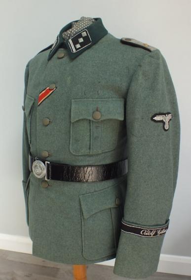 SS-OBERSTURMFUHRER LSSAH TRANSPORT AND SUPPLY TUNIC