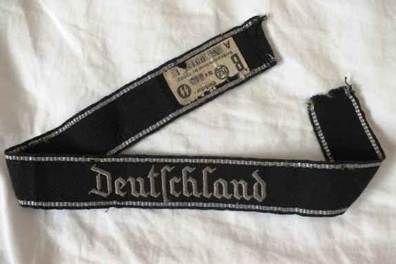 SS-DEUTSCHLAND REGIMENT CUFF TITLE