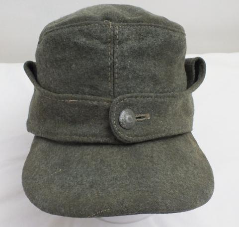 M43 FIELD CAP STRIPPED OF INSIGNIA FORMERLY SS