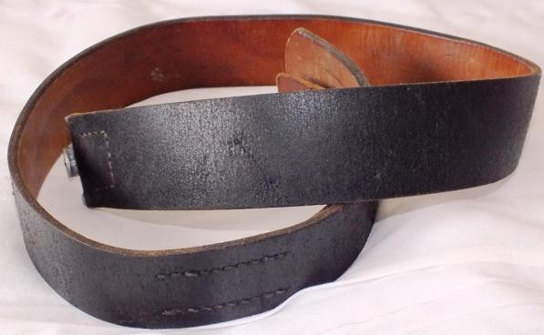 SS MARKED LEATHER WAIST BELT