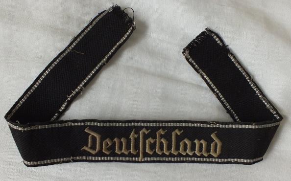 SS REGIMENT DEUTSCHLAND RZM CUFFTITLE