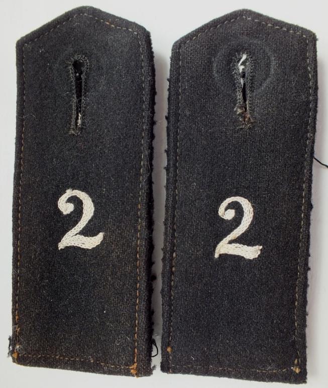 SS-TV BRANDENBURG '2' SHOULDER BOARDS