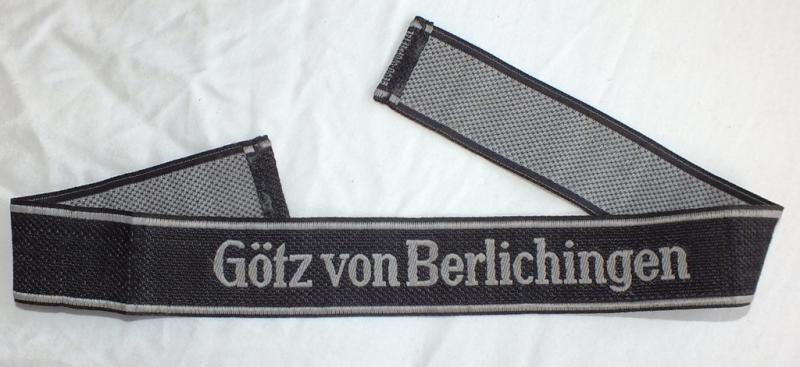 WSS GOTZ VON BERLICHINGEN CUFF TITLE