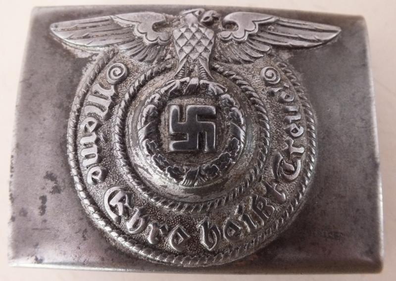 WSS EM/NCO STEEL BELT BUCKLE 155/43