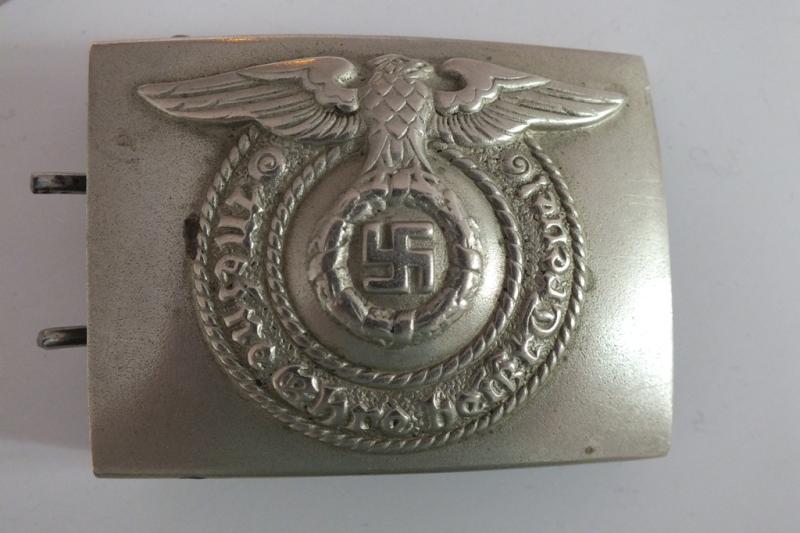 SS EM/NCO NICKEL BUCKLE OLC ERASED