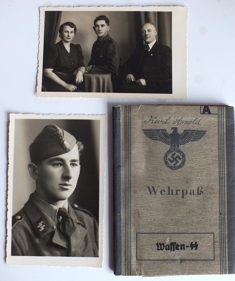 12th. SS-HITLERJUGEND WEHRPASS 16YEARS OLD