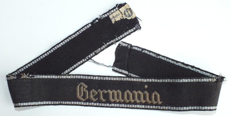 SS-RGT.GERMANIA RZM CUFF TITLE