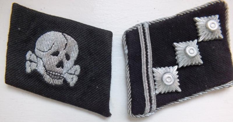 WSS TOTENKOPF BEVO COLLAR TABS