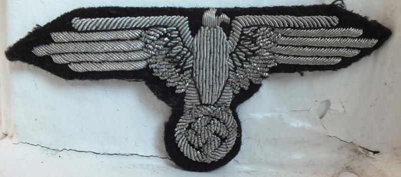 SS BULLION HAND EMBROIDERED SLEEVE EAGLE