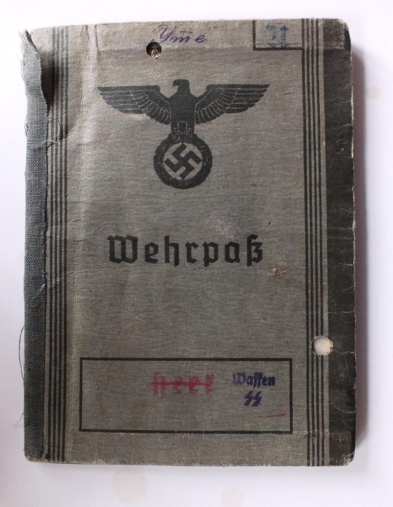 WSS TOTENKOPF WEHRPASS K.L SACHSENHAUSEN