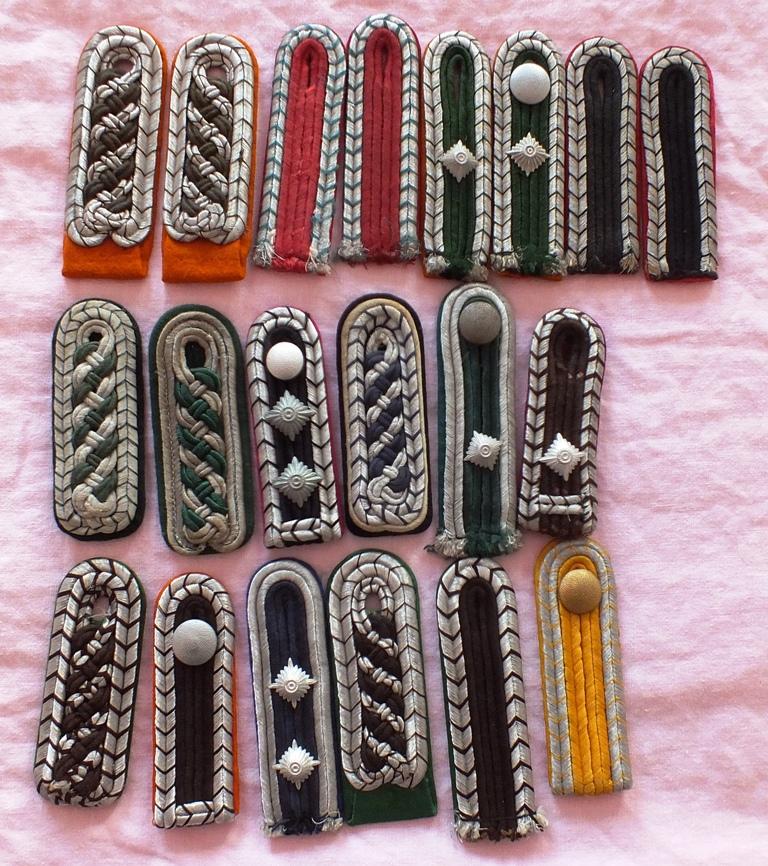 THIRD REICH POLIZEI SHOULDER BOARDS