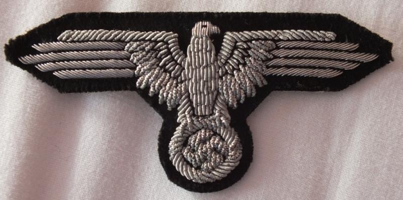 SS OFFICER BULLION SLEEVE EAGLE