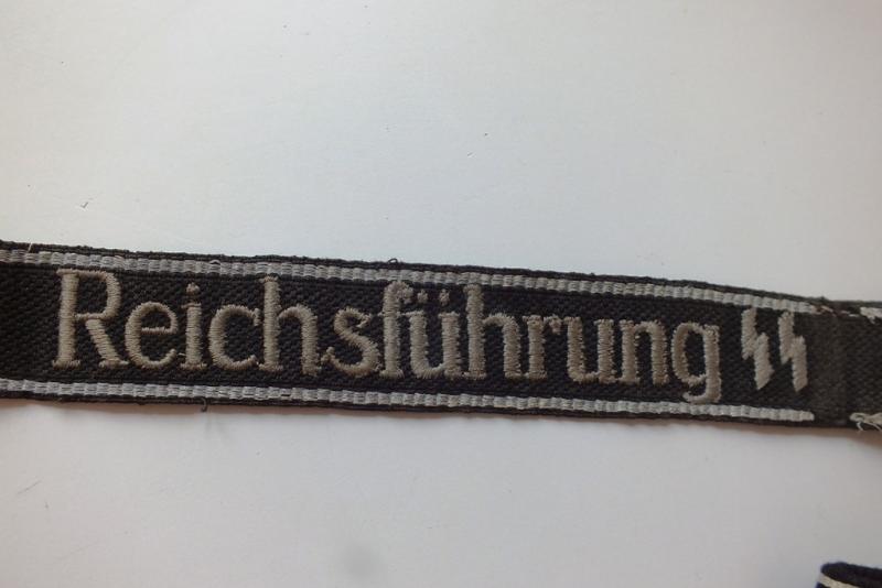 REICHSFUHRUNG-SS RZM CUFF TITLE