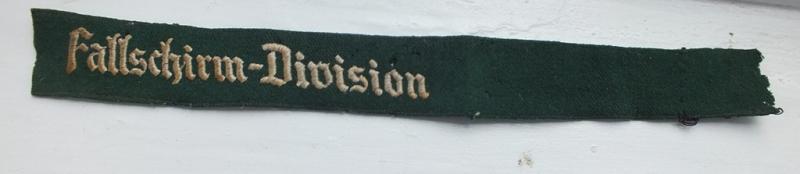 FALLSCHIRM-DIVISION CUFF TITLE