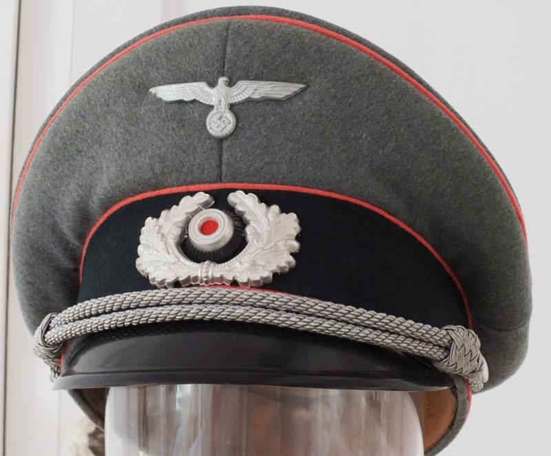 HEER PANZER OFFICER CAP SUPERB  *NEW PRICE