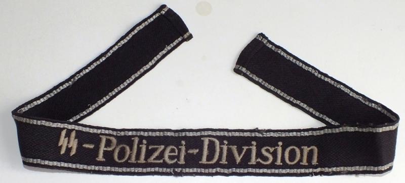 WSS POLIZEI-DIVISION RZM CUFF TITLE