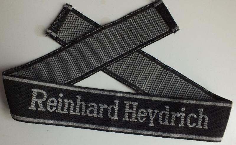 WSS REGIMENT REINHARD HEYDRICH BEVO CUFF TITLE