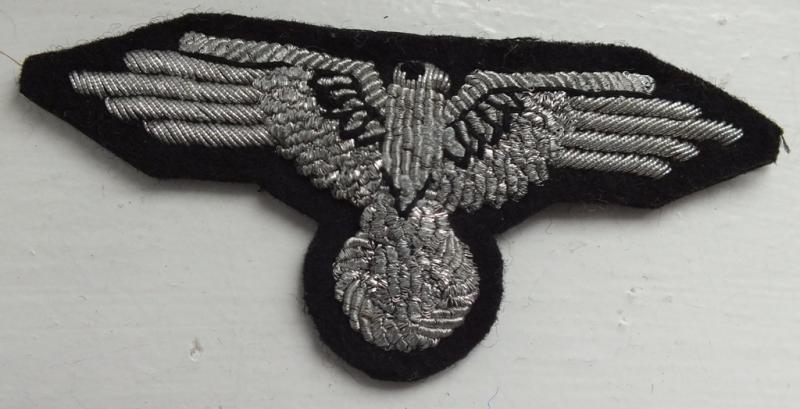 SS OFFICER BULLION CAP EAGLE