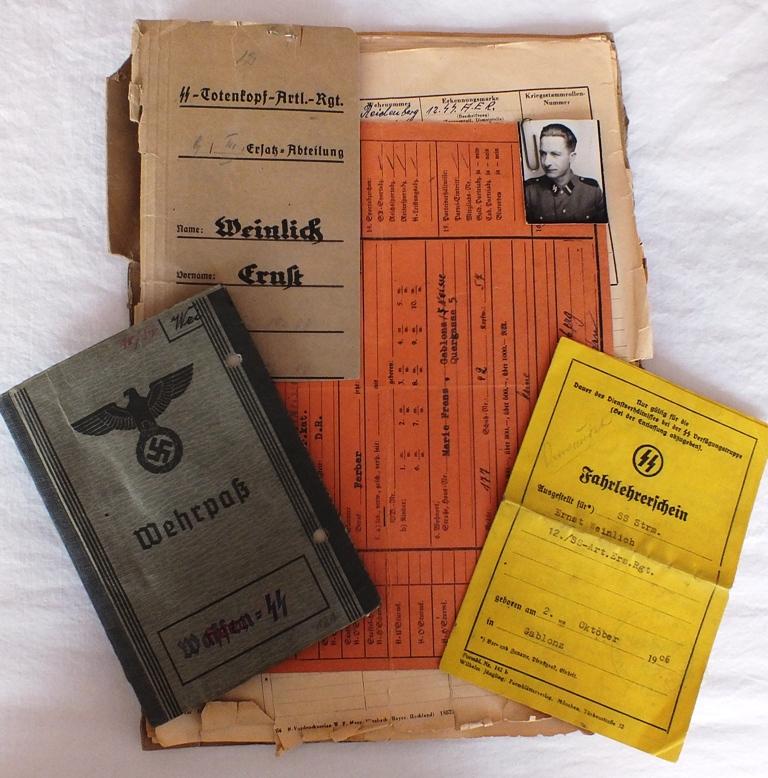 WSS-FRUNDSBERG NORMANDY NCO WEHRPASS AND FULL FILE