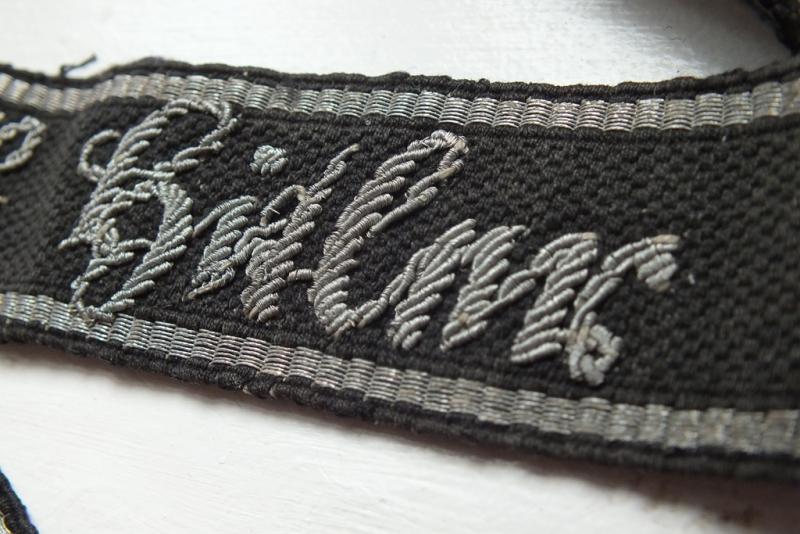 LSSAH HAND EMROIDERED ATTRIBUTED CUFF TITLE