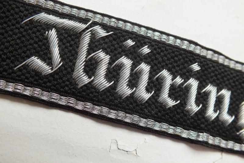 SS-TV THURINGEN CUFF-TITLE