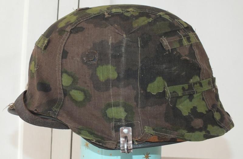 WAFFEN SS CAMOUFLAGE HELMET COVER IN OAKLEAF