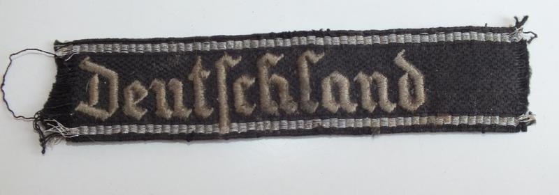 SS-REGIMENT DEUTSCHLAND CUFF TITLE