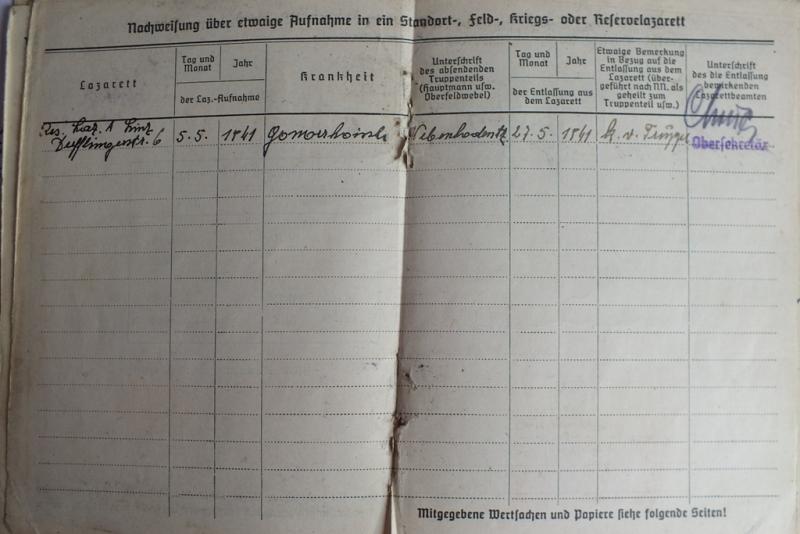 SS-OBERSTURMFUHRER KZ DACHUA SOLDBUCH